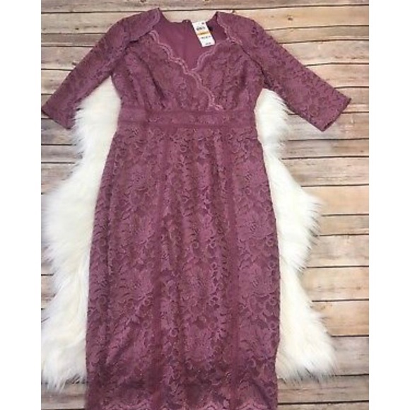 thalia sodi lace sheath dress